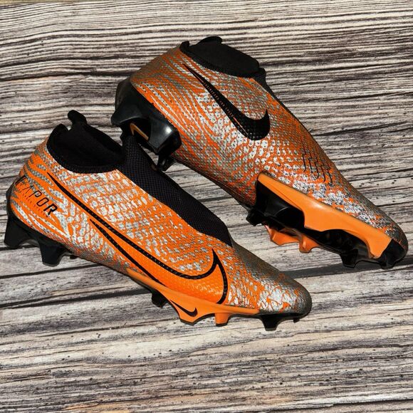 Size 11 USED Nike Vapor Edge Pro OBJ 3M Print Football Cleats Orange CI4757-002 main image 7